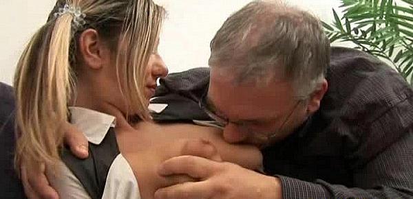  Father seduced his beauty busty daugther and fucked his daughter